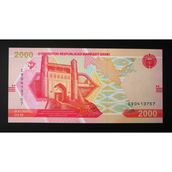 Üzbegisztán 2000 Som 2021 UNC