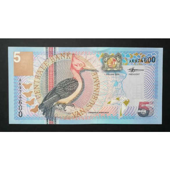 Suriname 5 Gulden 2000 UNC