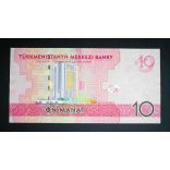 Turkmenistan 10 Manat 2012 UNC