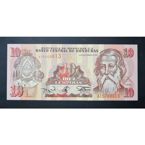 Honduras 10 Lempiras 1997 UNC