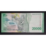 Indonesia 20000 Rupiah 2022 UNC