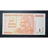 Zimbabwe 50 billion Dollars 2008 UNC-