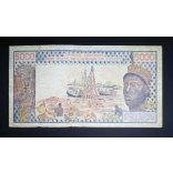 West African States, Ivory Coast 5000 Francs 1978 VG+