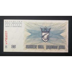 Bosznia-Hercegovina 25 Dinár 1992 UNC