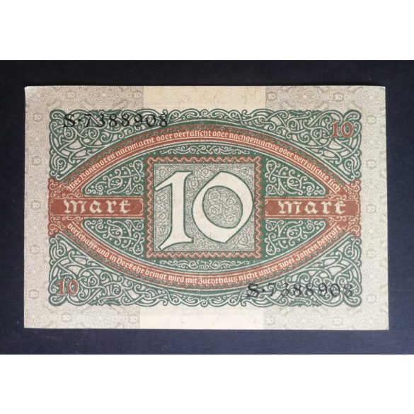 Germany 10 Mark 1920 Aunc