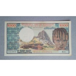 Cameroon 1000 Francs 1974 VF+