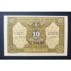 French Indochina 10 Cents 1942 Unc