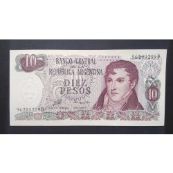 Argentína 10 Pesos 1973 UNC 