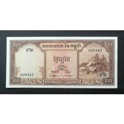 Kambodzsa 20 Riels 1972 UNC 