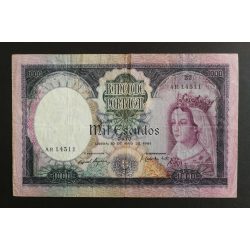 Portugal 1000 Escudos 1961 VF