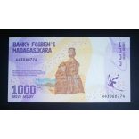 Madagaszkár 1000 Ariary 2017 UNC 