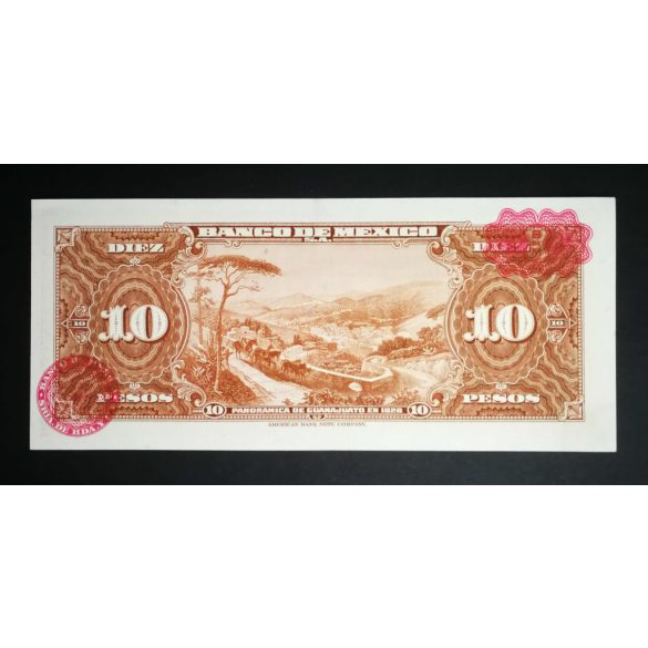 Mexikó 10 Pesos 1961 UNC
