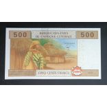 Közép-Afrikai Államok Kongó 500 Francs 2017-2019 UNC 