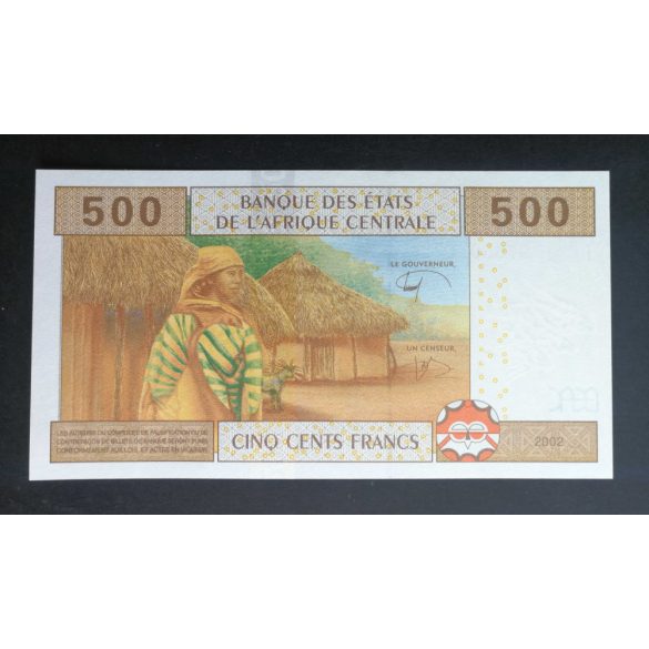 Közép-Afrikai Államok Kongó 500 Francs 2017-2019 UNC 