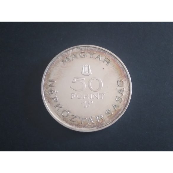 Hungary 50 Forints 1961 BP Béla Bartók silver PP