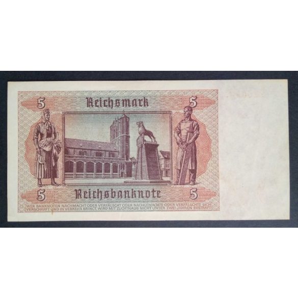 Germany 5 Reichsmark 1942 XF