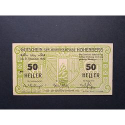 Austria 50 Heller 1920 Unc Hohenberg 