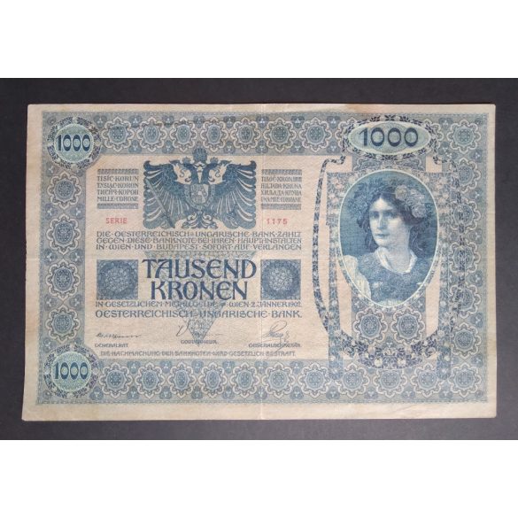 Ausztria-Magyarország 1000 Korona 1902 VF