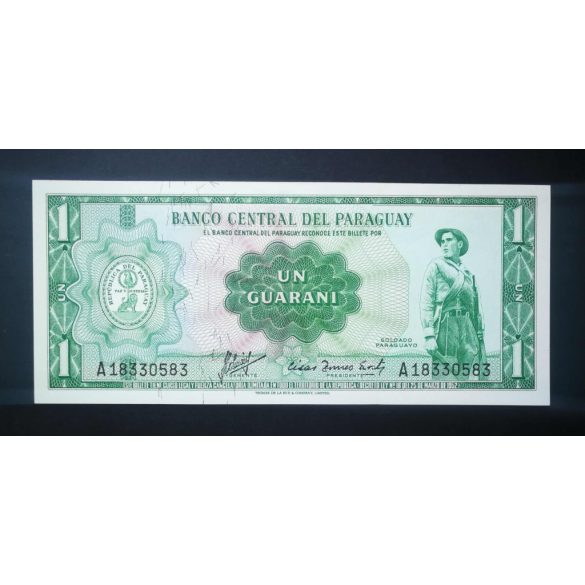 Paraguay 1 Guarani 1963 P-193a.2 UNC