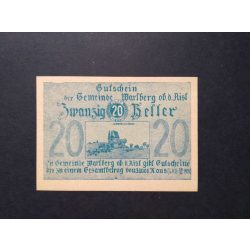 Ausztria 20 Heller 1920 Unc Wartberg 