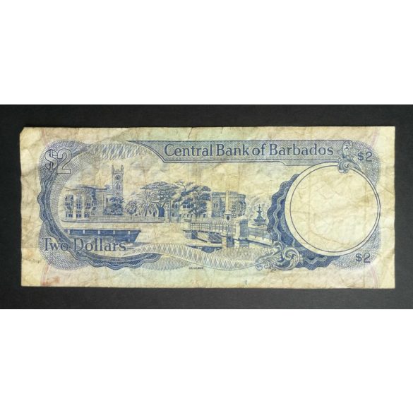 Barbados 2 Dollar 1980 VG+
