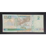 Fiji Islands 2 Dollars 2000 Unc