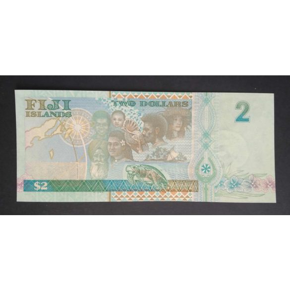 Fiji Islands 2 Dollars 2000 Unc