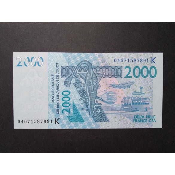 West African States Senegal 2000 Francs 2004 UNC