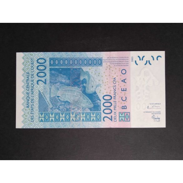 Nyugat-afrikai Államok  Szenegál 2000 Francs 2004 UNC