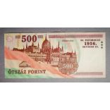 Hungary 500 HUF 2006 XF 1956 to commemorate the 50th anniversary