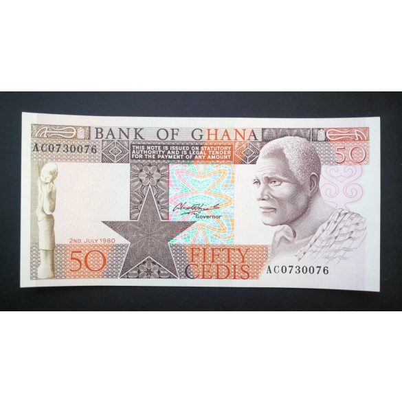 Ghána 50 Cedis 1980 UNC