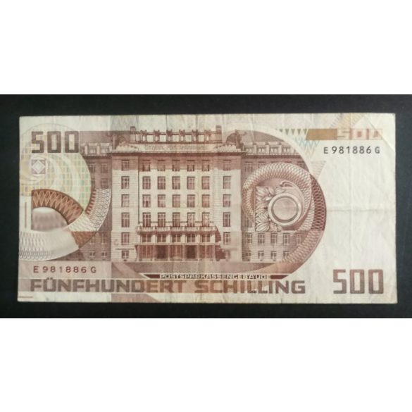 Ausztria 500 Schilling 1985 F+