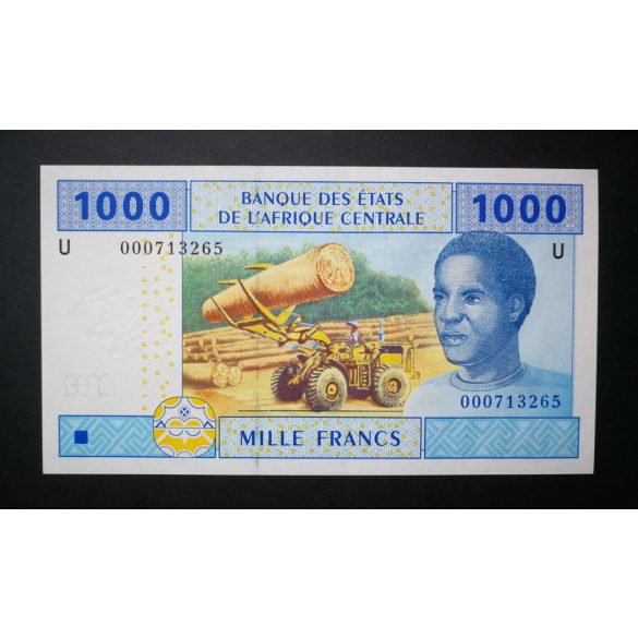 Közép-Afrikai Államok Kamerun 1000 Francs 2002-2004 UNC 
