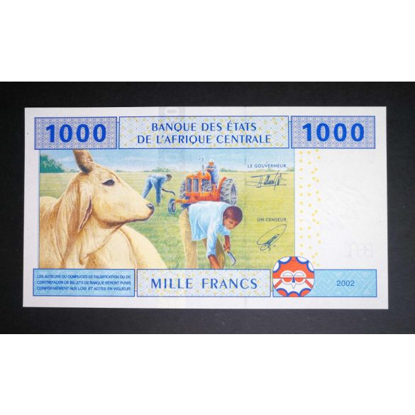 Közép-Afrikai Államok Kamerun 1000 Francs 2002-2004 UNC 