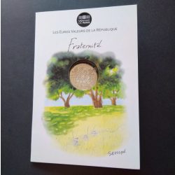   France 10 Euro 2014 Fraternité commemorative coin in decorative packaging