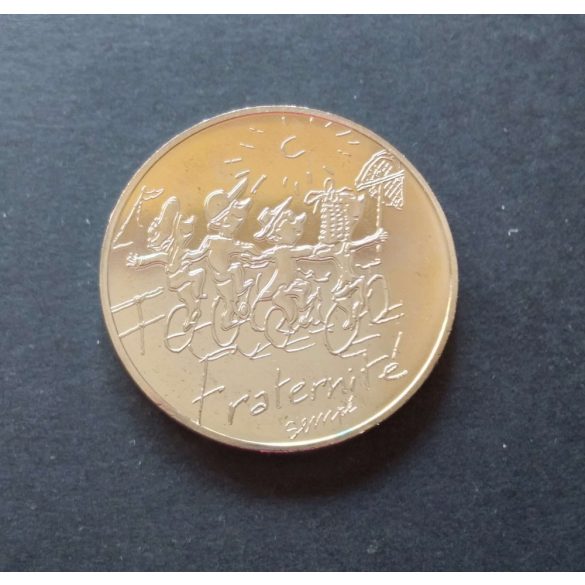 France 10 Euro 2014 Fraternité commemorative coin in decorative packaging