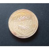 France 10 Euro 2014 Fraternité commemorative coin in decorative packaging