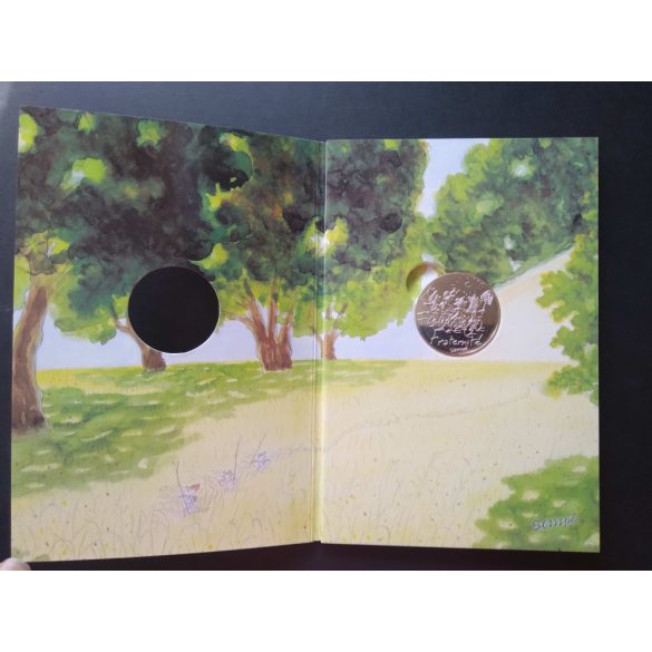 France 10 Euro 2014 Fraternité commemorative coin in decorative packaging