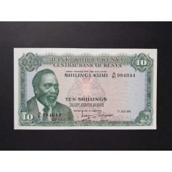 Kenya 10 Shillings 1974 Unc