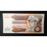 Zaire 5 millió Zaires 1992 UNC-