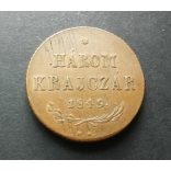 Hungary 3 Krajcár 1849