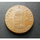 Hungary 3 Krajcár 1849