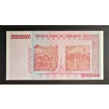 Zimbabwe 5 Billion Dollars 2008 aUNC
