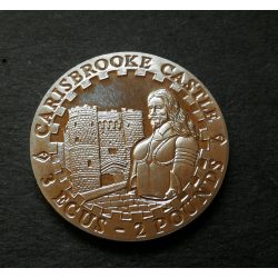   Wight-sziget 2 Pounds 1996 UNC réz-nikkel "Charles I and Carisbrooke Castle" emlékérme