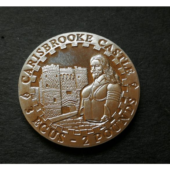 Wight-sziget 2 Pounds 1996 UNC réz-nikkel "Charles I and Carisbrooke Castle" emlékérme