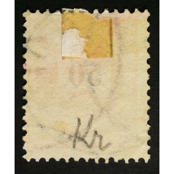 Hungary 1889 Letter, black cipher 50 kr. perf. 12:11 1/2 used