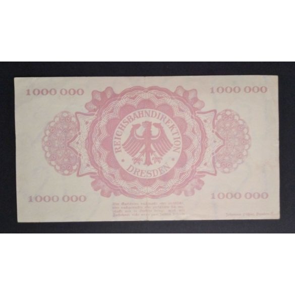 Germany 1 Million Mark Dresden 1923 XF
