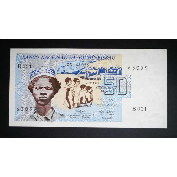 Bissau-Guinea 50 Pesos 1975 UNC 