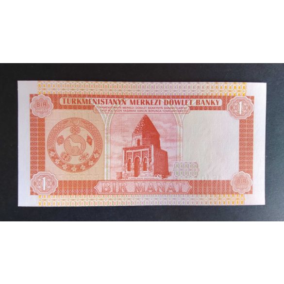 Türkmenisztán 1 Manat 1993 UNC 