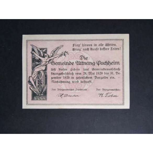 Austria 20 Heller 1920 Unc Attnang-Buchheim 